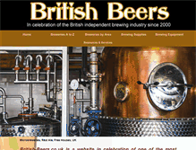 Tablet Screenshot of british-beers.co.uk